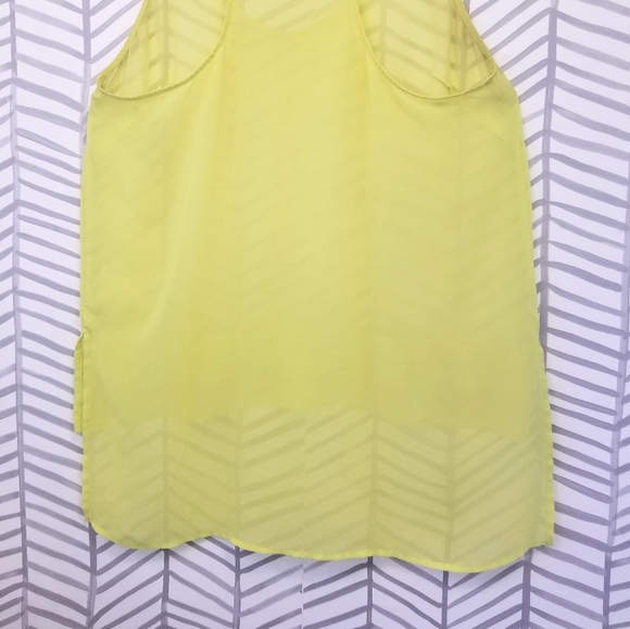 FWP!* Sheer Ruffled Embellished Sleeveless Top - Picture 6 of 7